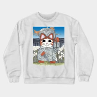 Joan of Arc cat Crewneck Sweatshirt